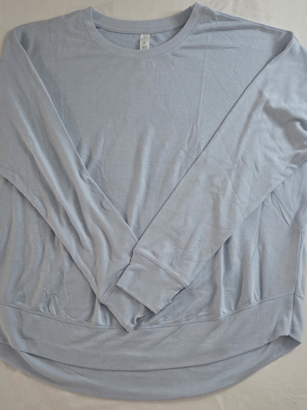 Women's Buttery Soft Light Blue Crewneck Sweatshirt - XL